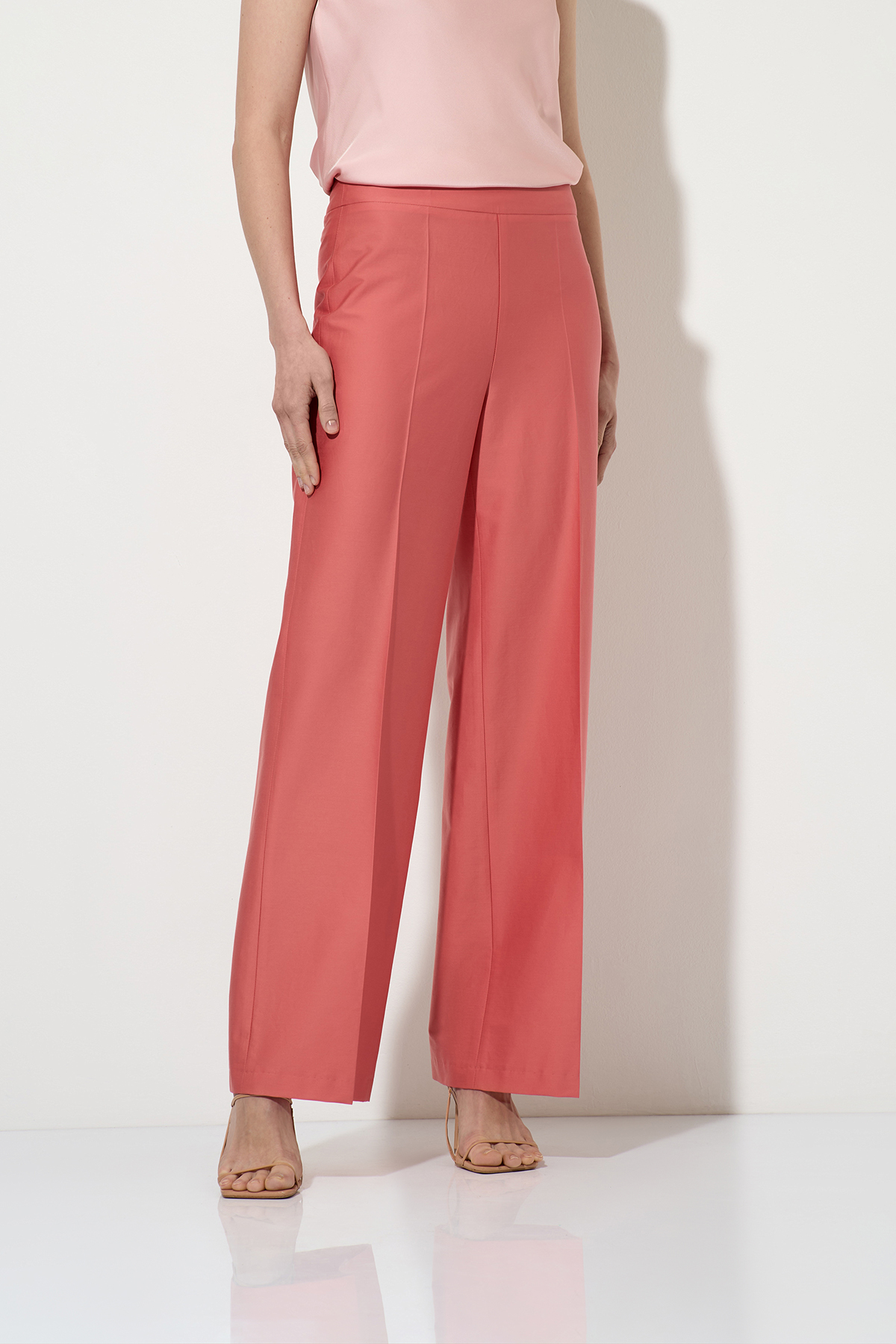 Trousers VASSA&Co, пол female, цвет pink, фото №3