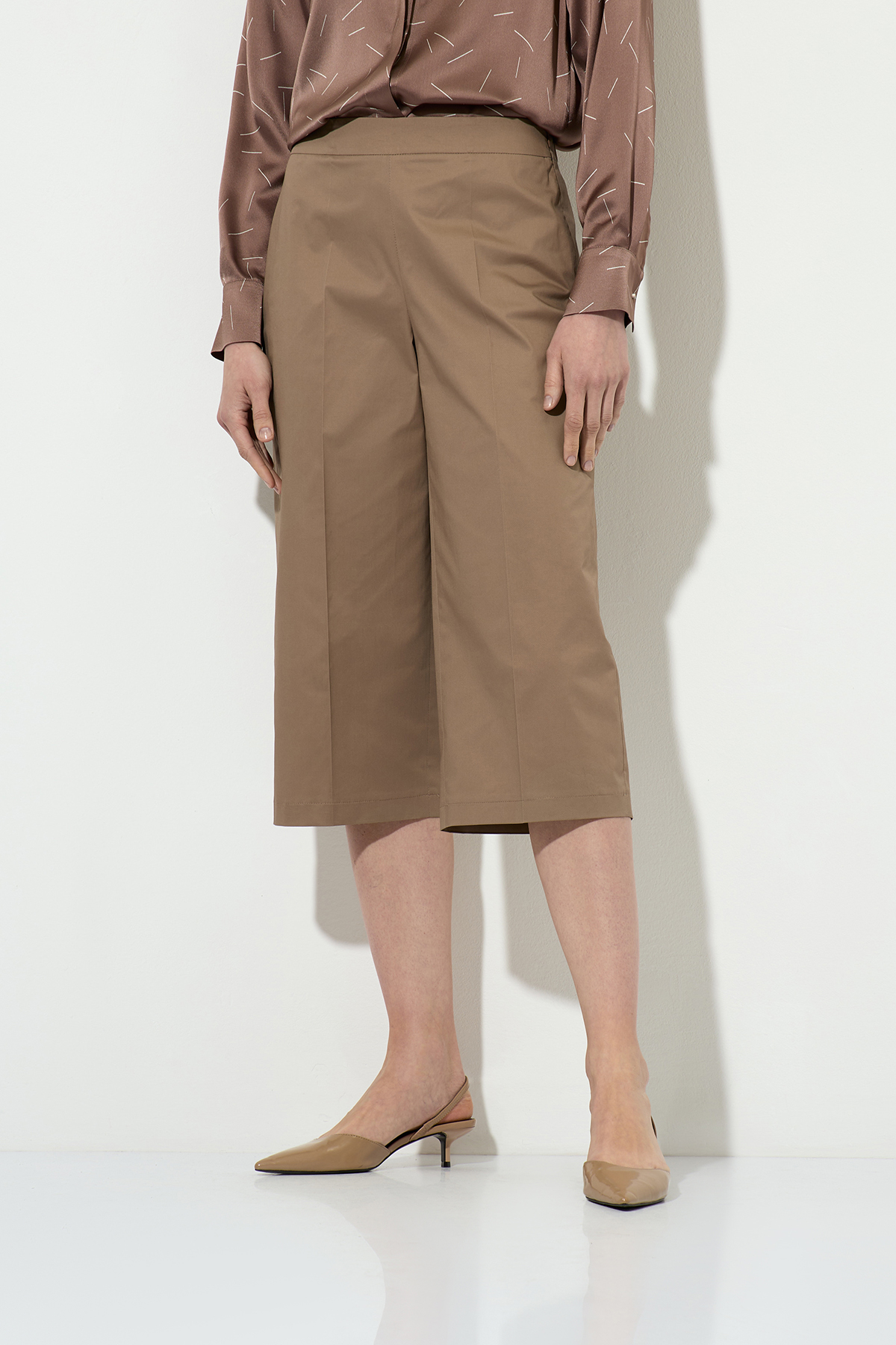 Бриджи VASSA&Co, пол женский, цвет коричневый, фото №3