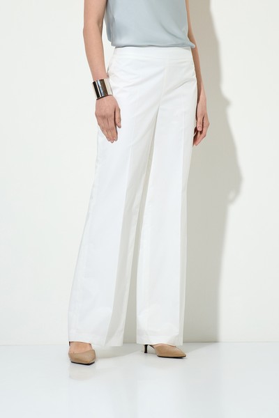 Trousers VASSA&Co, пол female, цвет white, фото №2