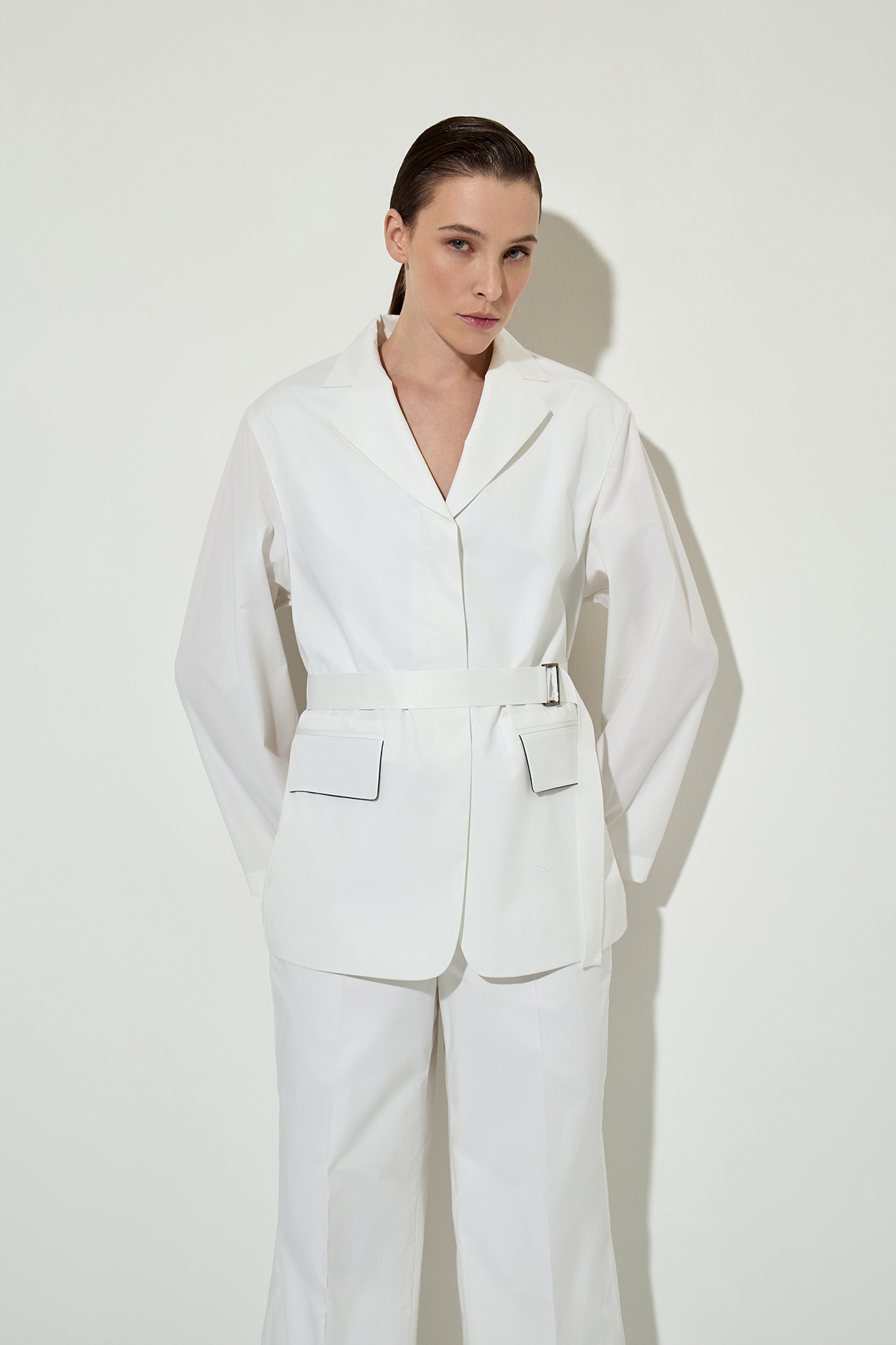 Jacket VASSA&Co, пол female, цвет white, фото №6