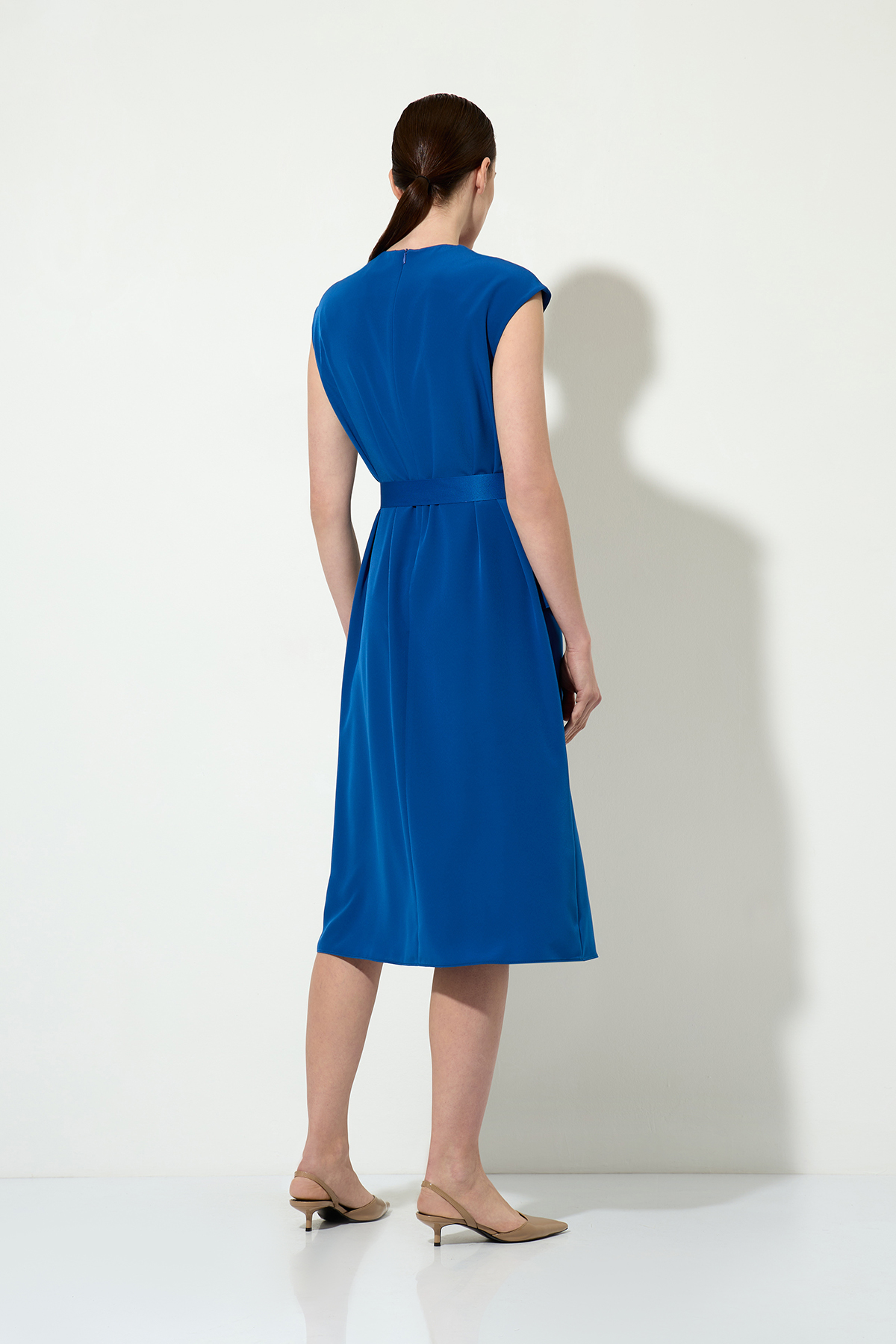 Платье VASSA&Co, пол женский, цвет синий, фото №2