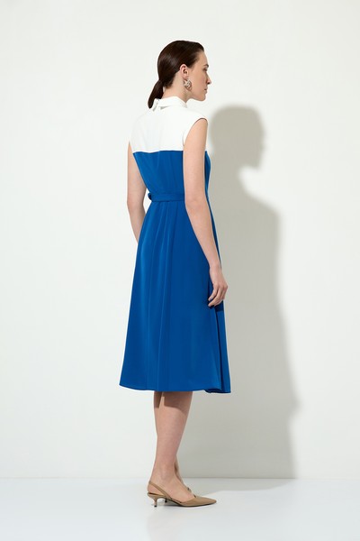 Платье VASSA&Co, пол женский, цвет синий, фото №2