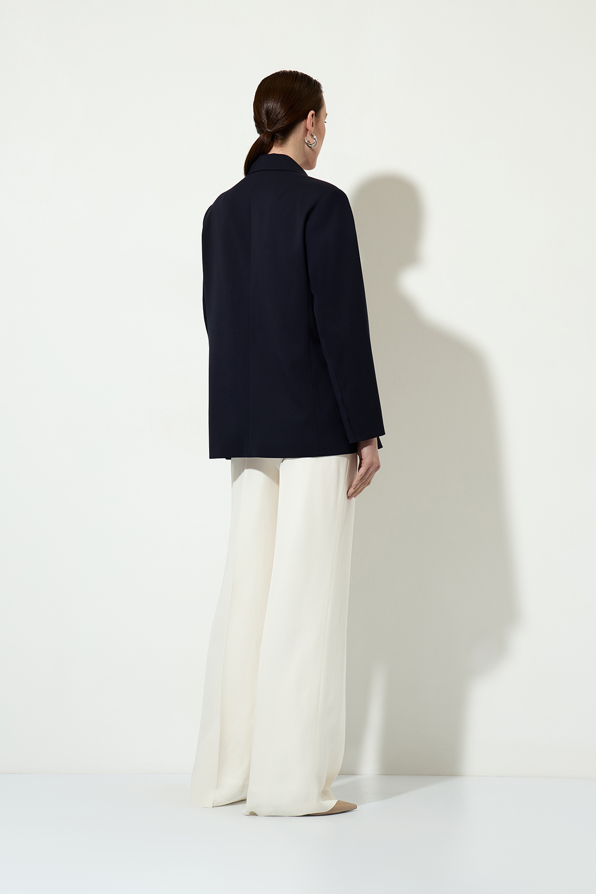 Двубортный жакет VASSA&Co, пол женский, цвет синий, фото №3