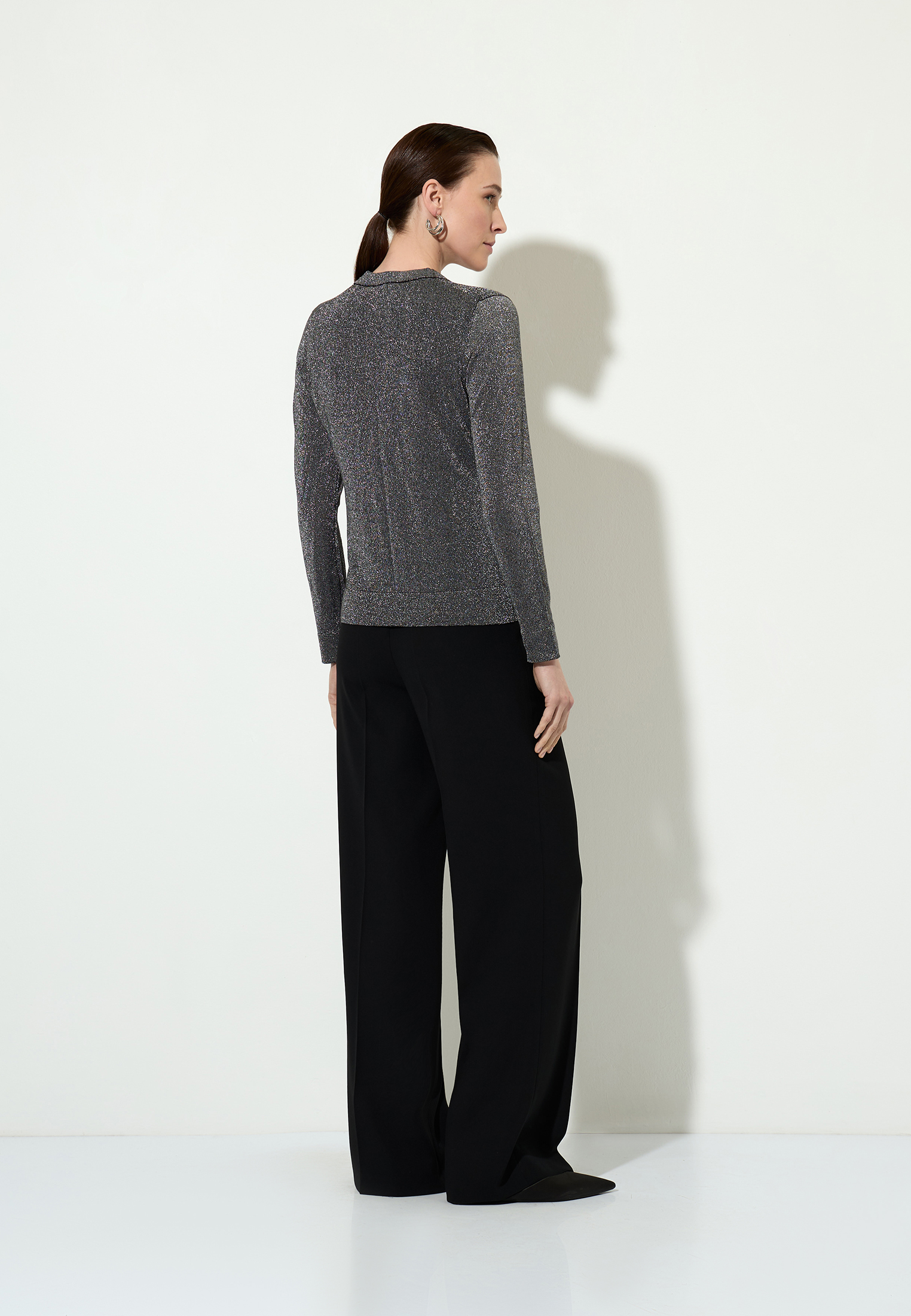 Кардиган , пол женский, цвет черный, фото №3