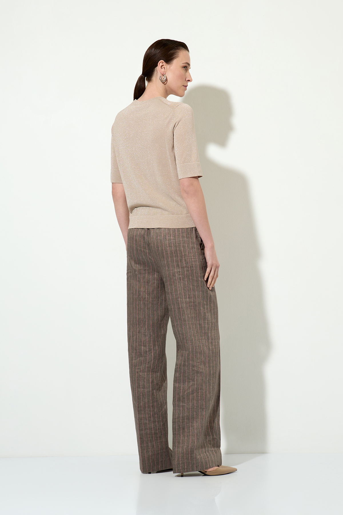 Top VASSA&Co, пол female, цвет бежевый, фото №3