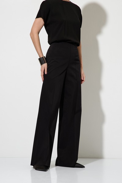 Trousers VASSA&Co, пол female, цвет black, фото №2