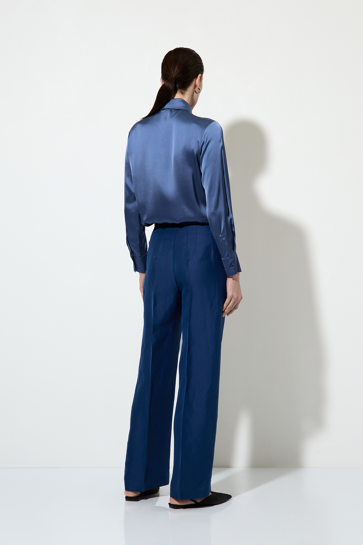 Брюки , пол женский, цвет синий, фото №2