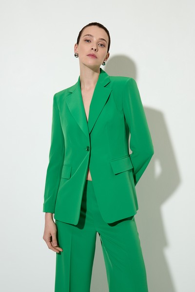 Jacket with back pleat VASSA&Co, пол female, цвет зеленый, фото №4