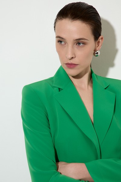 Jacket with back pleat VASSA&Co, пол female, цвет зеленый, фото №5