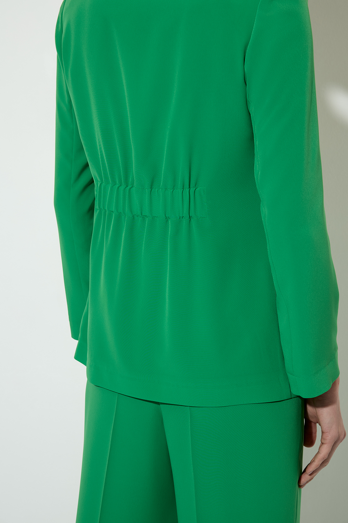 Jacket with back pleat VASSA&Co, пол female, цвет зеленый, фото №2