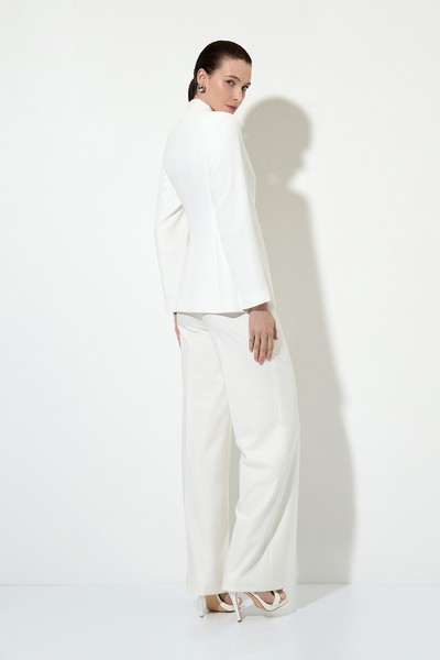 Брюки VASSA&Co, пол женский, цвет белый, фото №11