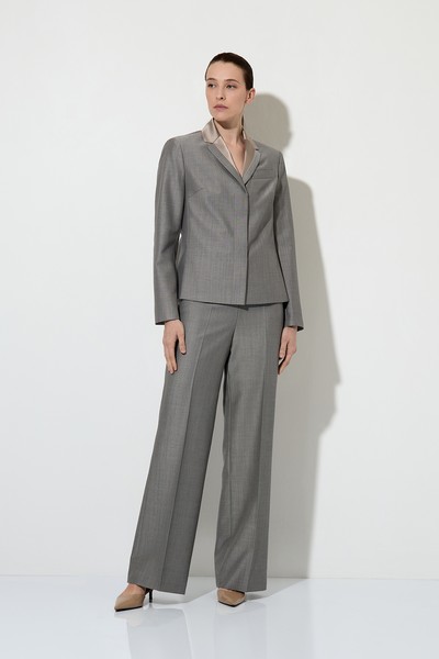 Брюки VASSA&Co, пол женский, цвет серый, фото №9