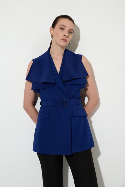 Жакет VASSA&Co, пол женский, цвет синий, фото №4