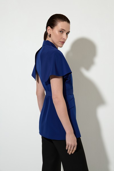 Жакет VASSA&Co, пол женский, цвет синий, фото №3