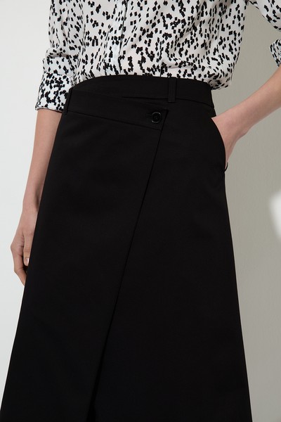 Skirt VASSA&Co, пол female, цвет black, фото №3