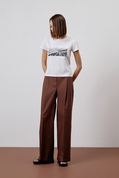 Футболка VASSA CODE, пол женский, цвет белый, фото №2