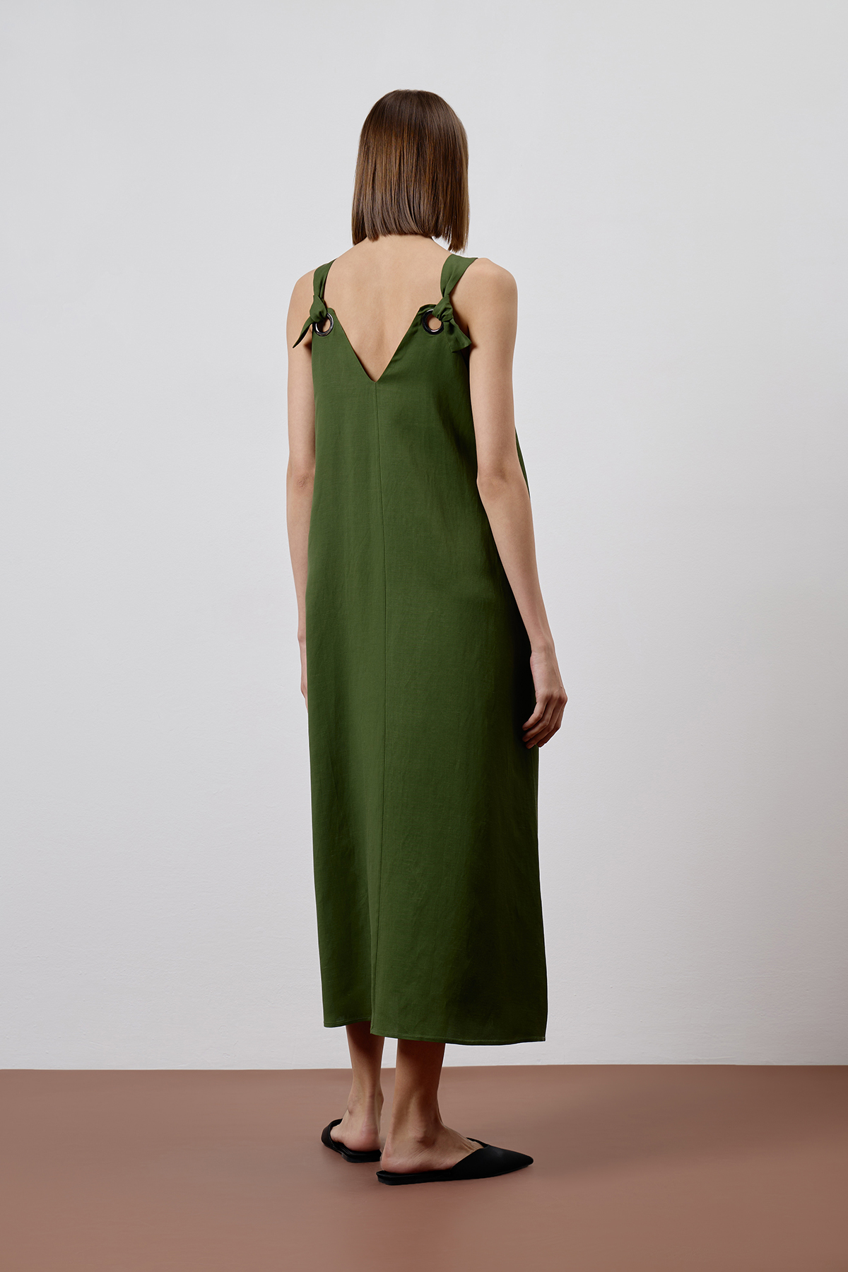 Платье VASSA CODE, пол female, цвет зеленый, фото №4