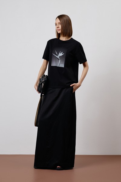 Футболка VASSA CODE, пол женский, цвет черный, фото №2