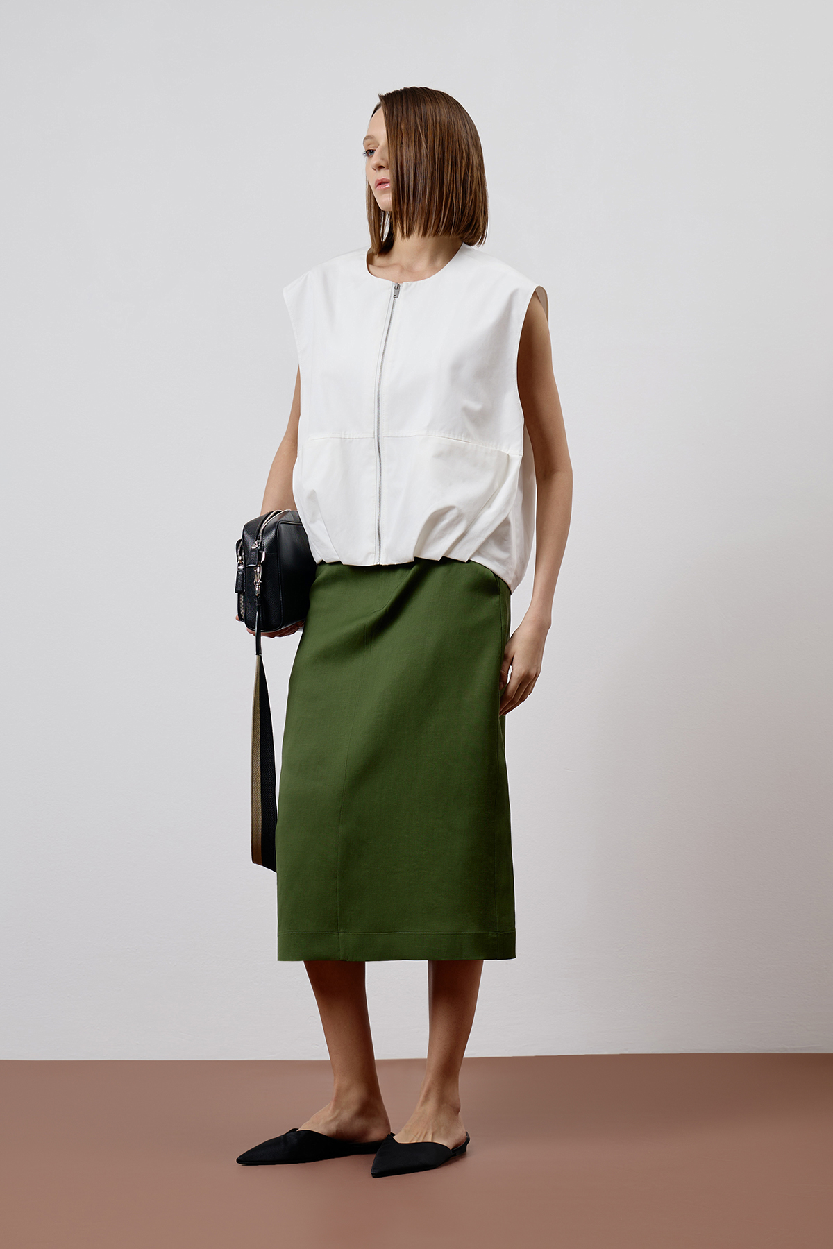 Жилет VASSA CODE, пол женский, цвет белый, фото №6