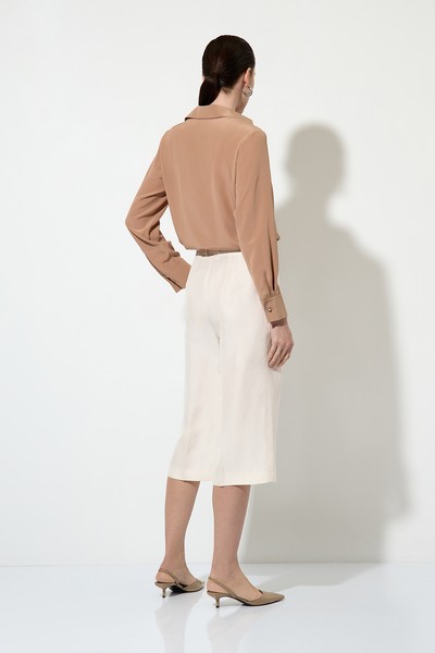 Бриджи , пол женский, цвет молочный, фото №2