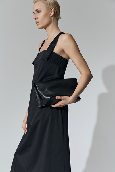 Платье-сарафан VASSA&Co, пол женский, цвет черный, фото №6