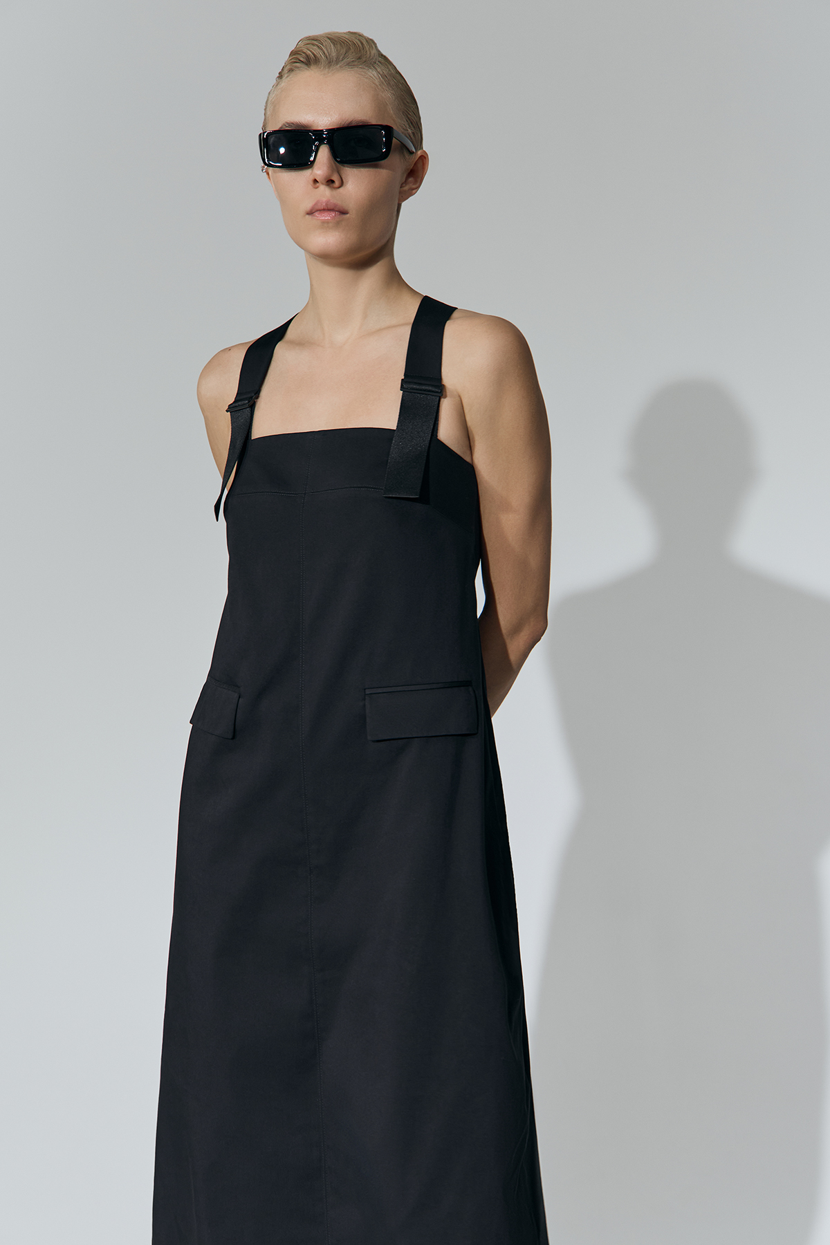 Платье-сарафан VASSA&Co, пол женский, цвет черный, фото №5