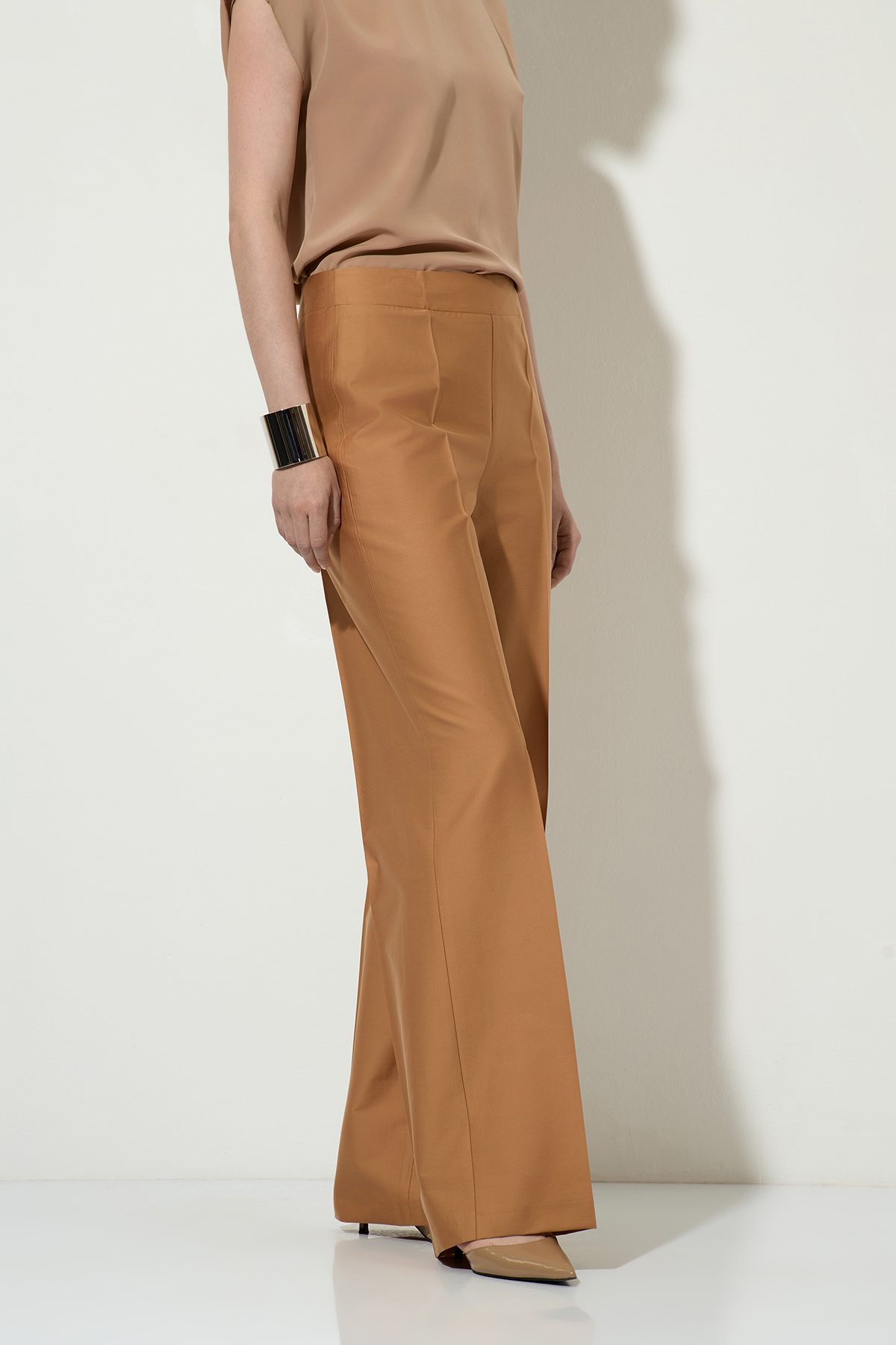Брюки , пол женский, цвет бежевый, фото №4