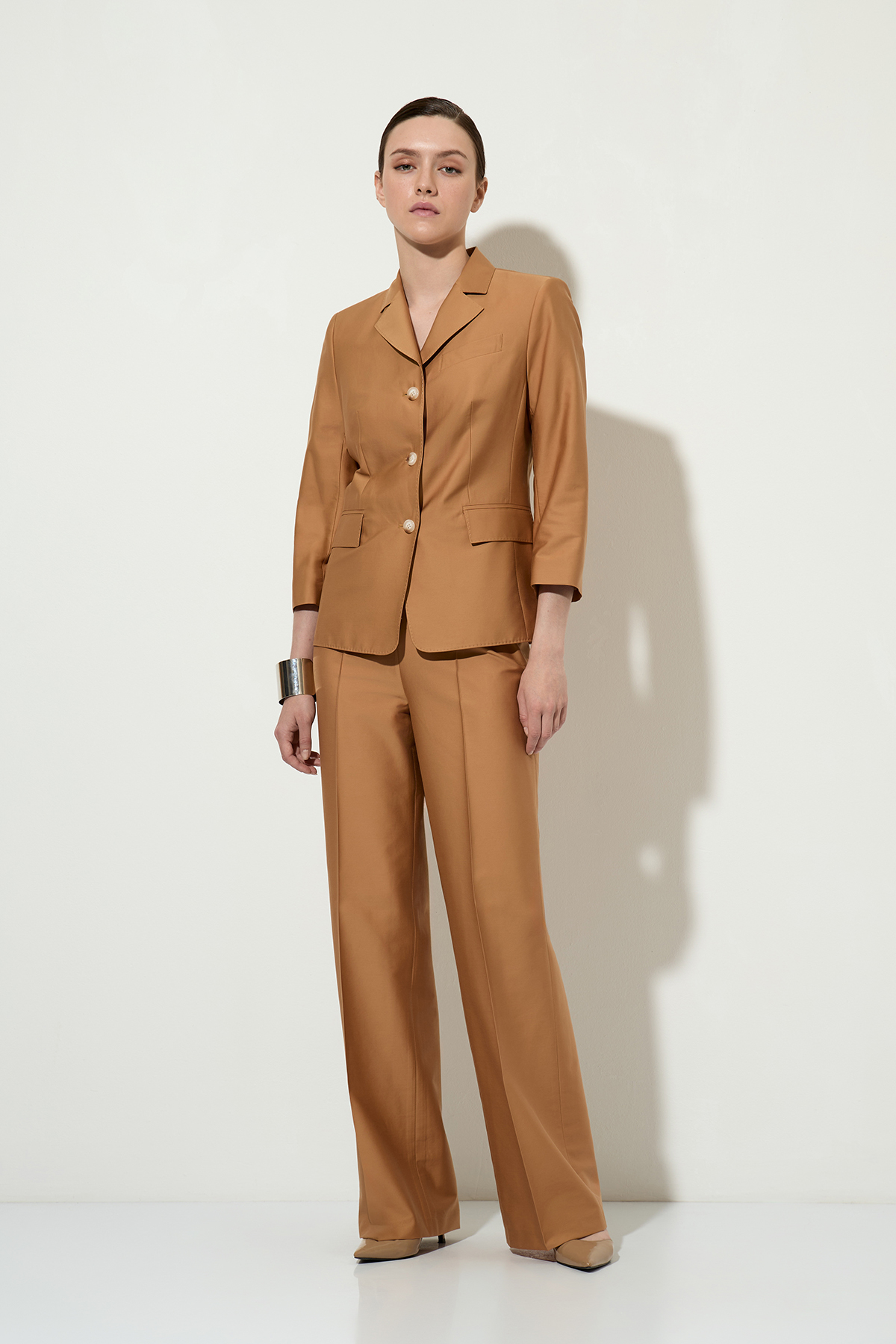 Жакет , пол женский, цвет бежевый, фото №2