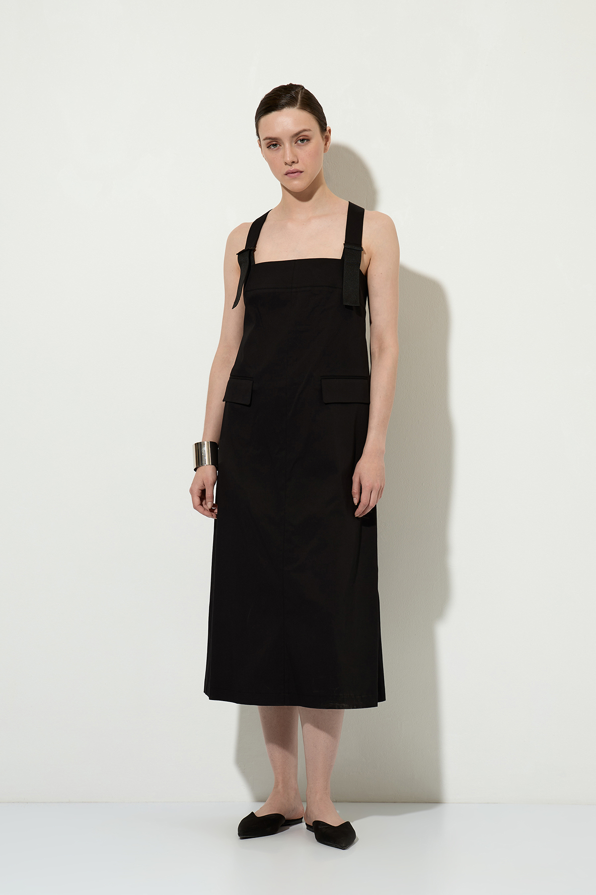 Платье-сарафан VASSA&Co, пол женский, цвет черный, фото №7