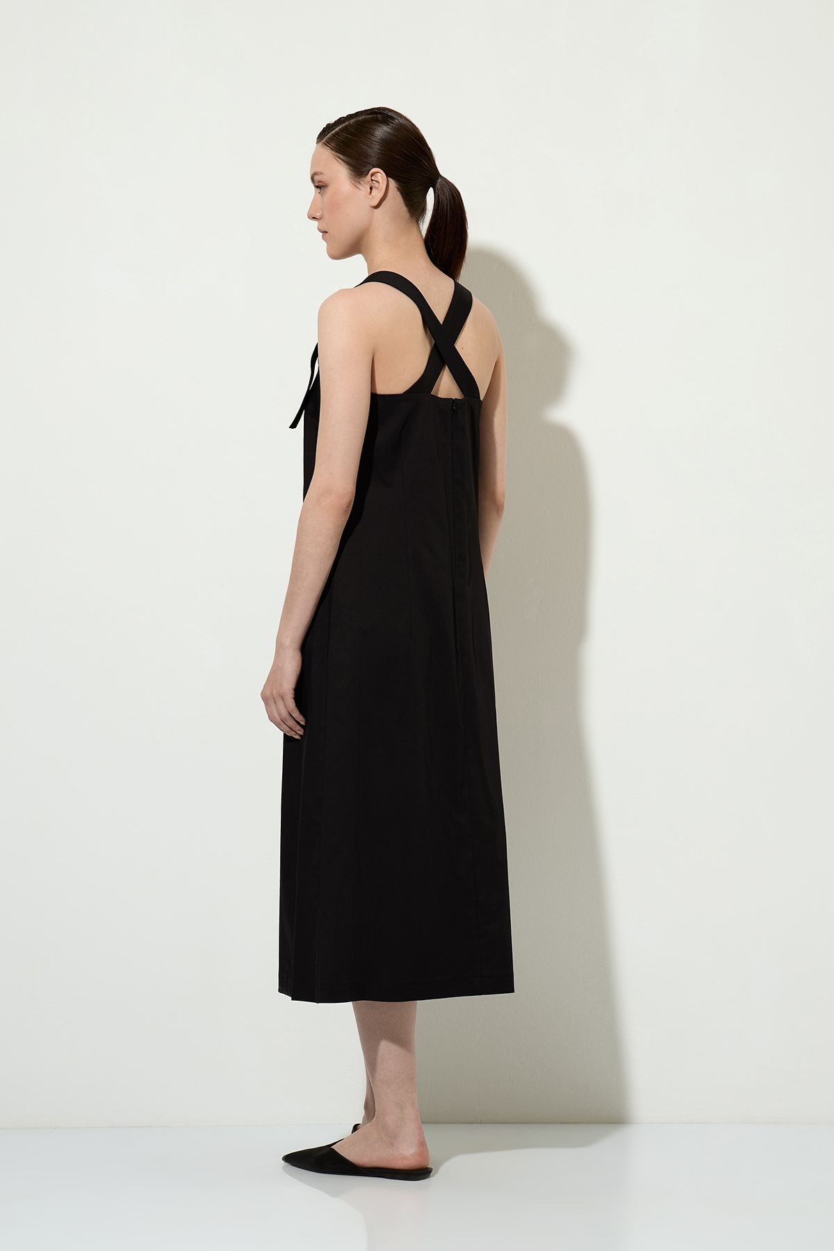 Платье-сарафан VASSA&Co, пол женский, цвет черный, фото №2