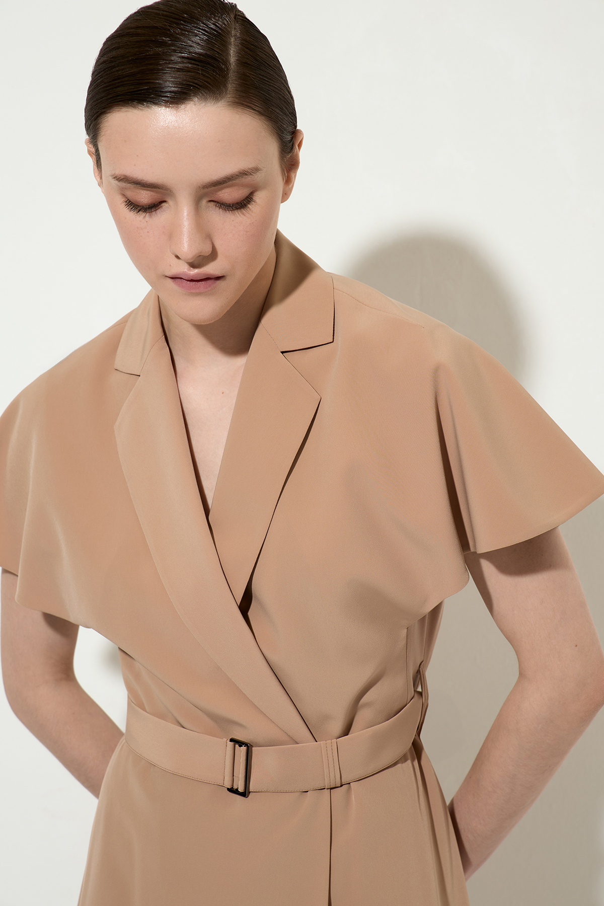 Платье , пол женский, цвет бежевый, фото №3