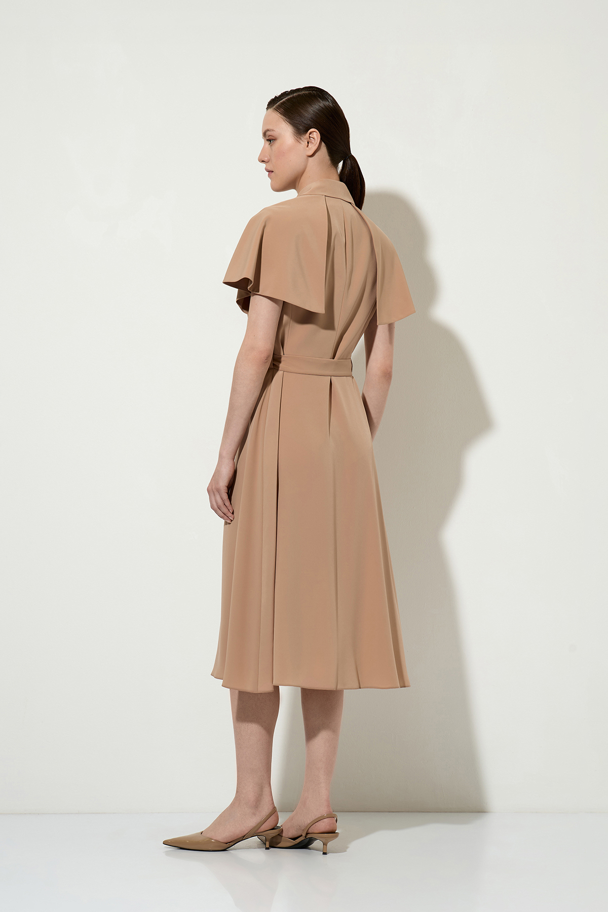 Платье , пол женский, цвет бежевый, фото №2