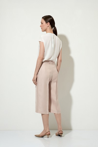 Бриджи , пол женский, цвет бежевый, фото №3