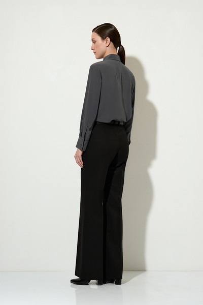 Брюки прямого кроя VASSA&Co, пол женский, цвет черный, фото №2