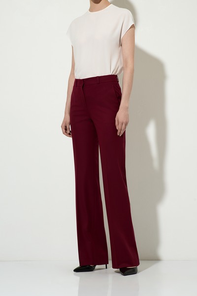 Брюки VASSA&Co, пол женский, цвет красный, фото №3