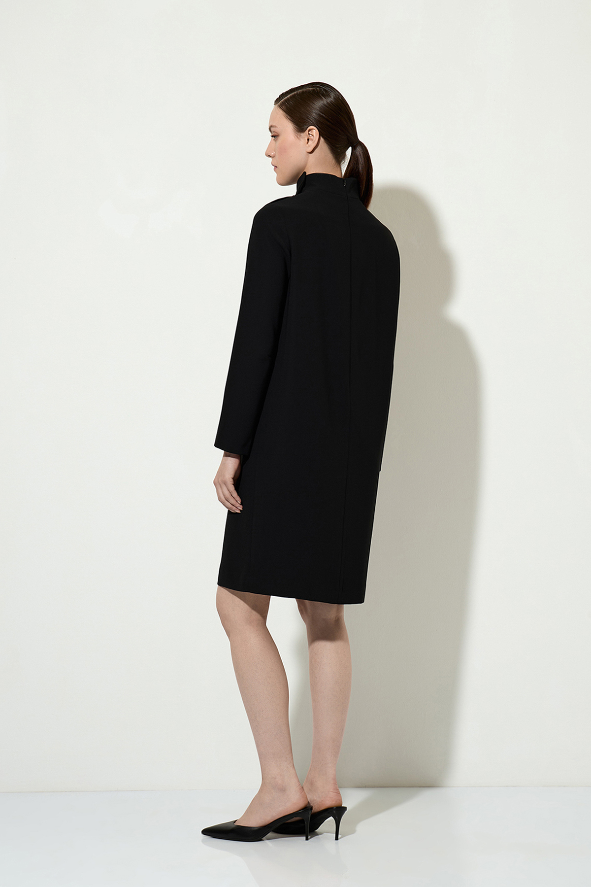 Платье VASSA&Co, пол женский, цвет черный, фото №4