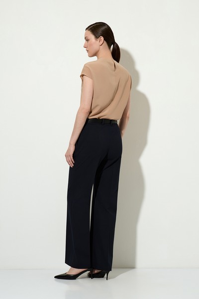 Брюки VASSA&Co, пол женский, цвет синий, фото №2