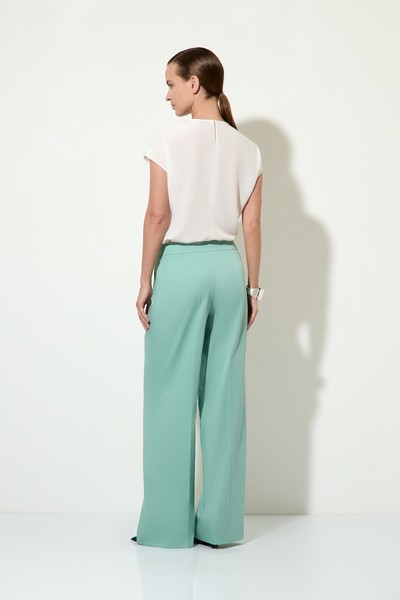 Брюки VASSA&Co, пол female, цвет зеленый, фото №2