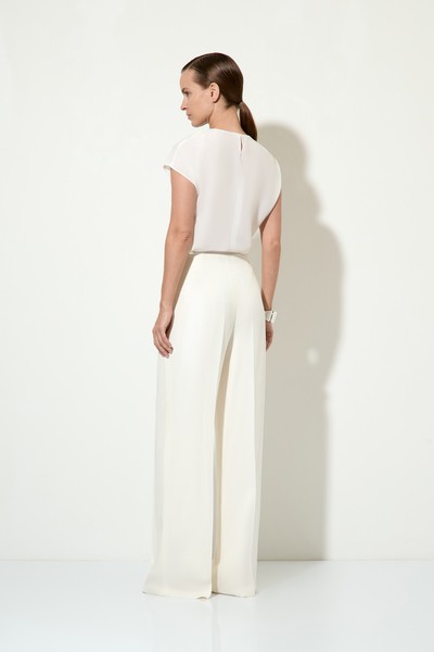 Брюки VASSA&Co, пол female, цвет white, фото №2