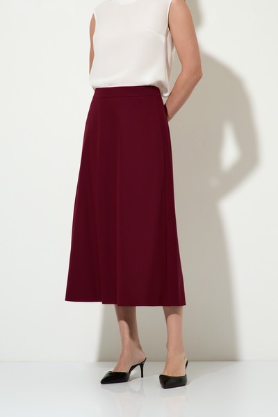 Юбка А-силуэта VASSA&Co, пол женский, цвет красный, фото №2