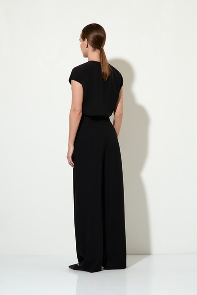 Широкие брюки VASSA&Co, пол женский, цвет черный, фото №3
