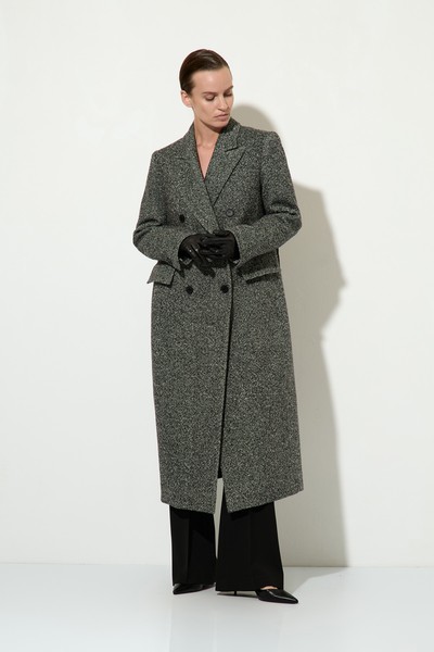 Пальто со съемной деталью VASSA&Co, пол женский, цвет черный, фото №6