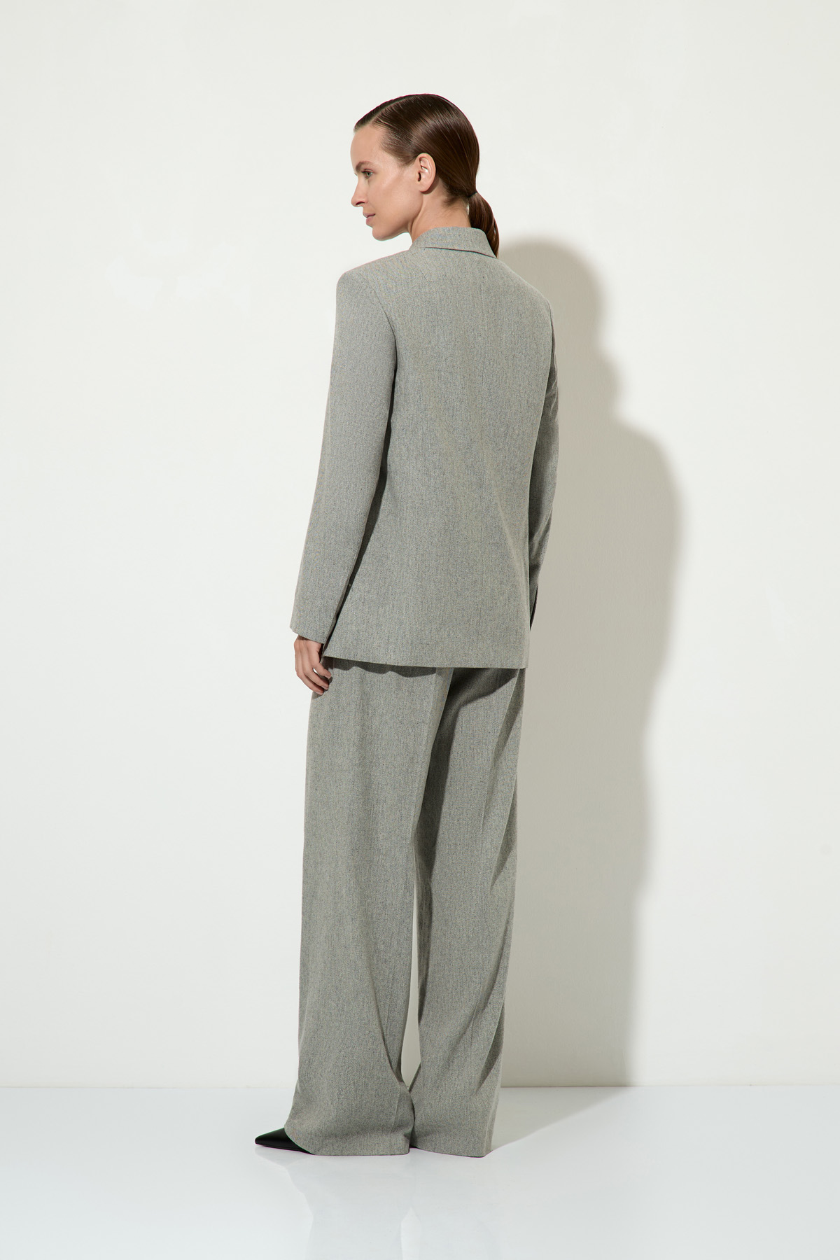 Двубортный жакет VASSA&Co, пол женский, цвет серый, фото №7