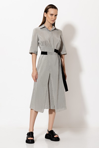 Платье VASSA&Co, пол женский, цвет коричневый, фото №2