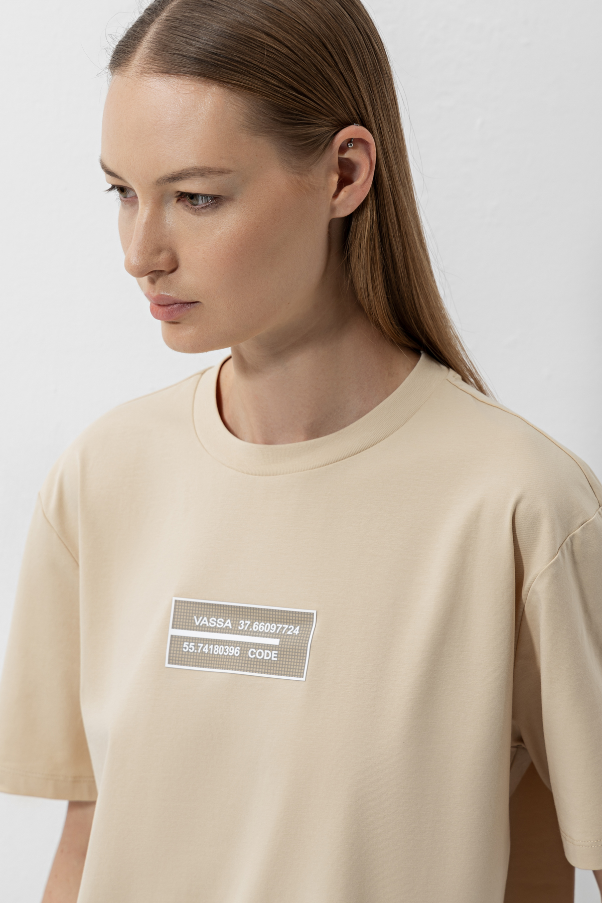 T-shirt , пол female, цвет brown, фото №2