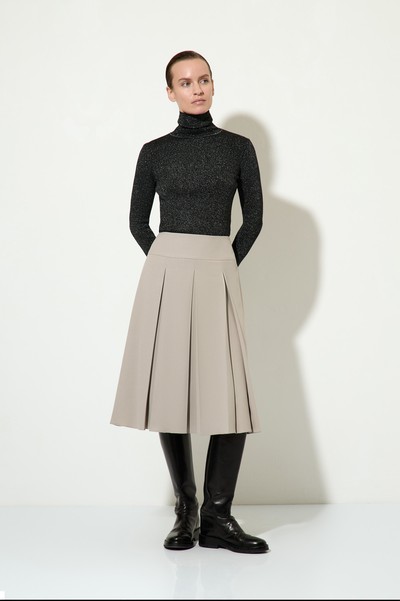 Юбка VASSA&Co, пол женский, цвет коричневый, фото №3