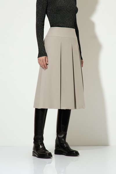 Юбка VASSA&Co, пол женский, цвет коричневый, фото №4