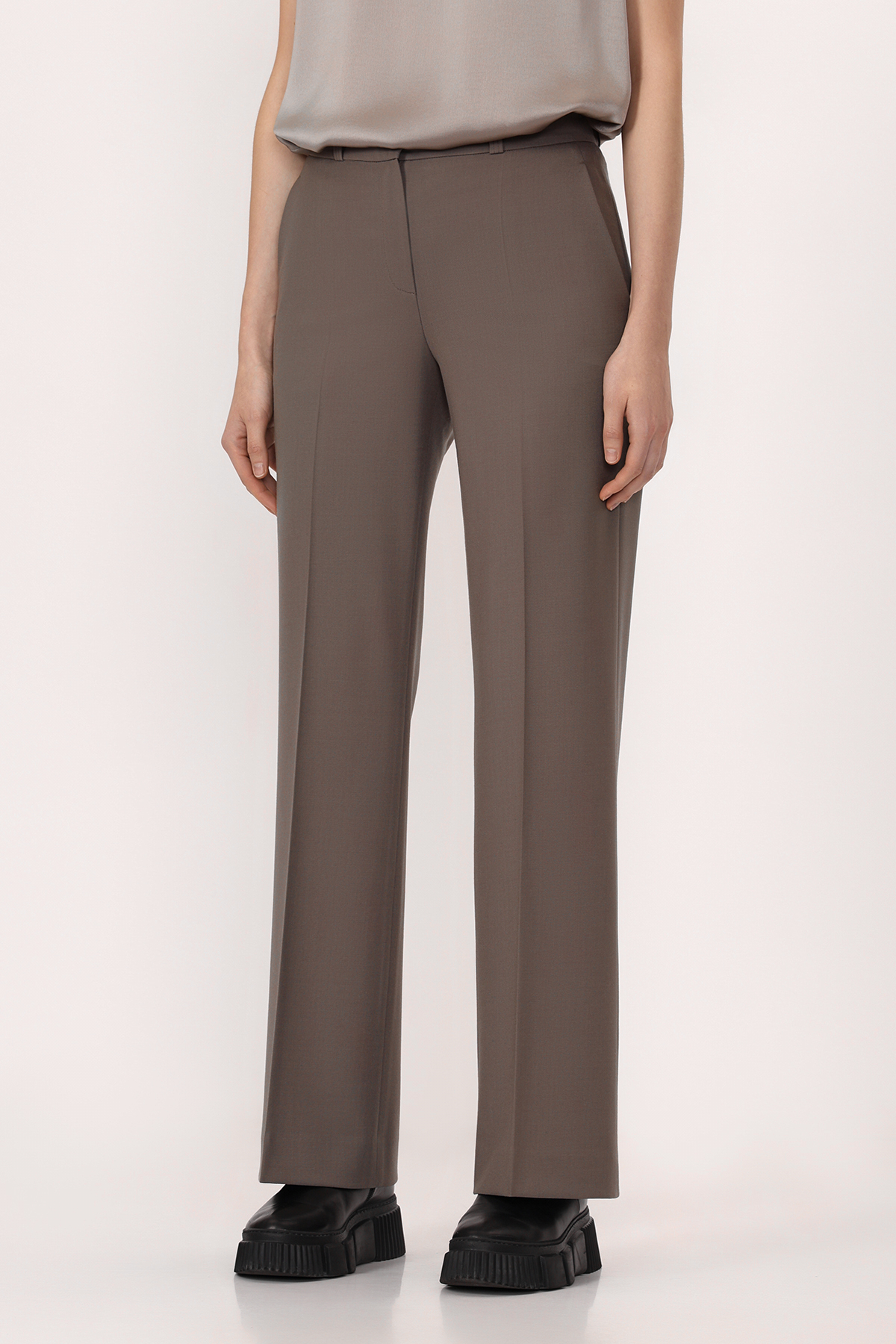 Брюки VASSA&Co, пол женский, цвет коричневый, фото №2