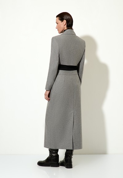 Жакет с укороченной спинкой VASSA&Co, пол женский, цвет серый, фото №3