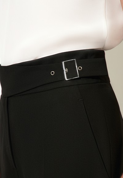 Trousers VASSA&Co, пол female, цвет black, фото №3